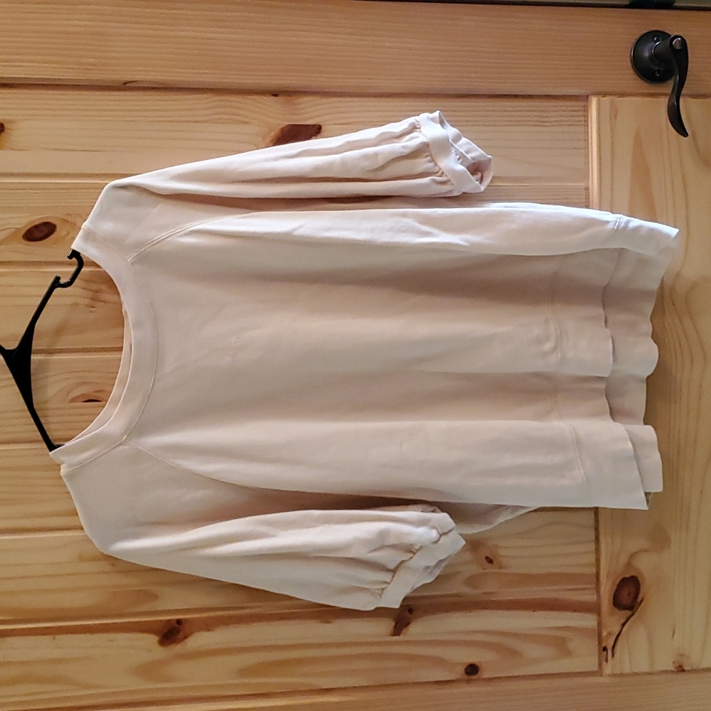 JCrew Large Puffed Sleeve Sweatshirt
